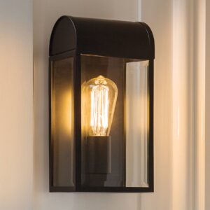 Svítidlo Astro černá/čirá kov/sklo