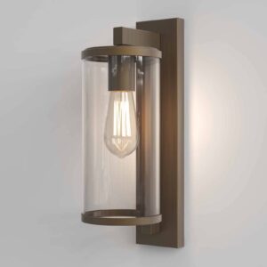 Svítidlo Astro bronzová/čirá ocel