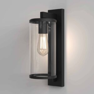 Svítidlo Astro černá textura/čirá ocel