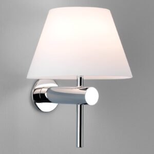 Svítidlo Astro chrom/satinovaná kov/sklo