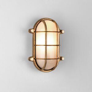 Svítidlo Astro mosaz/bílá kov/mosaz/sklo