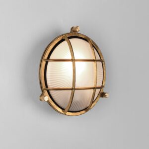 Svítidlo Astro mosaz/bílá mosaz/kov/sklo