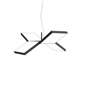 Svítidlo Atelje Lyktan černý; opálový hliník/akryl