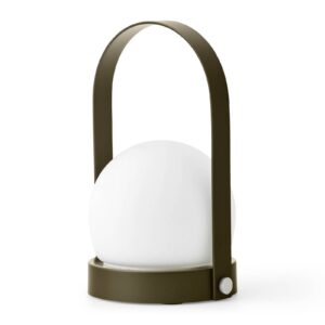 Svítidlo Audo Copenhagen opálová bílá/olivová opálové sklo/ocel s povrchovou úpravou/plast