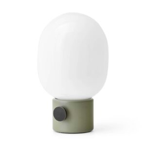 Svítidlo Audo Copenhagen opálová bílá/šedá (Pantone 415) opálové sklo/ocel s práškovým lakem