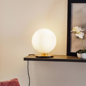 Svítidlo Audo Copenhagen černá/mosaz/lesklá opálové bílá povrstvená ocel/opálové sklo/mosaz