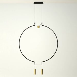 Svítidlo Axo Light černá/matná zlatá kov