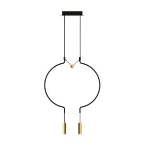 Svítidlo Axo Light černá/matná zlatá kov