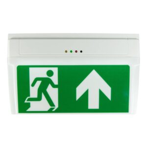 Svítidlo B-Safety bílá RAL 9003/zelená polykarbonát/PET