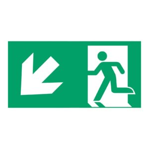 Svítidlo B-Safety bílá/zelená PET