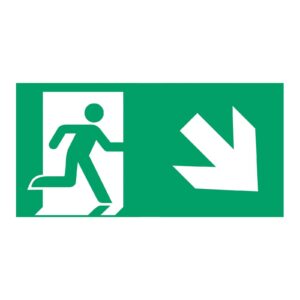 Svítidlo B-Safety bílá/zelená PET