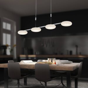 Svítidlo BANKAMP bílá/nikl sklo/kov