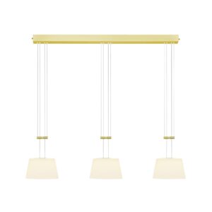 Svítidlo BANKAMP mosaz matná/opálově bílá hliník/sklo