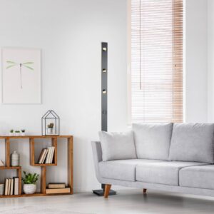 Svítidlo BANKAMP antracit/bílá/chrom kov/plast