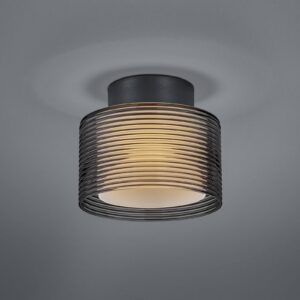 Svítidlo BANKAMP černá/kouřově šedá hliník/sklo