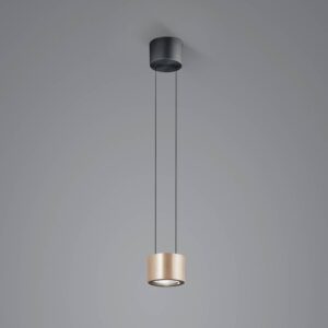 Svítidlo BANKAMP růžová/zlatá eloxovaná hliník/železo/sklo