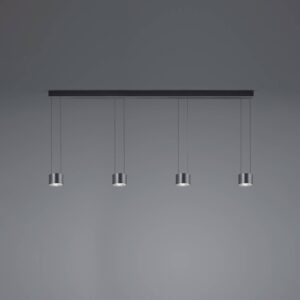 Svítidlo BANKAMP antracit matný eloxovaný hliník/železo/sklo