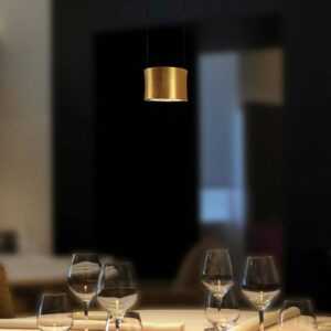 Svítidlo BANKAMP pozlátko hliník/železo/sklo