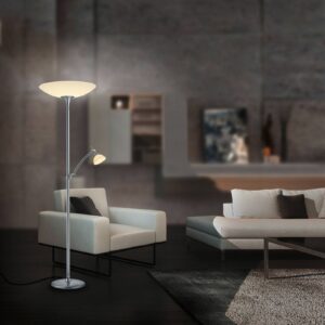 Svítidlo BANKAMP nikl matný/chrom lesklý/opálová mosaz/sklo