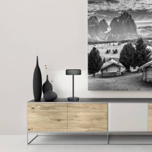 Svítidlo BANKAMP černá/opálová bílá hliník/sklo