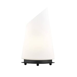 Svítidlo BANKAMP černá/opálová bílá železo/sklo