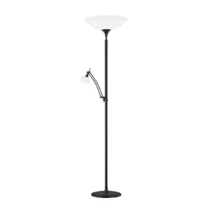 Svítidlo BANKAMP černá/opálová bílá mosaz/sklo