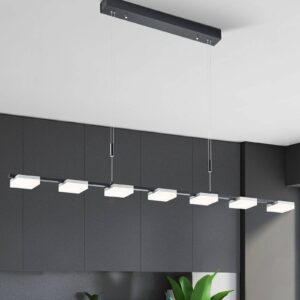 Svítidlo BOPP černý/hliník broušený hliník