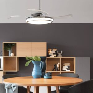 Svítidlo Beacon Lighting chrom/průhledná kov/akryl