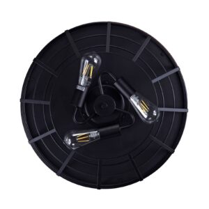 Svítidlo Beacon Lighting černý/čirý/ořech kov/akryl