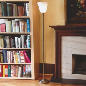 Svítidlo Berliner Messinglampen bílá/mosaz sklo/mosaz