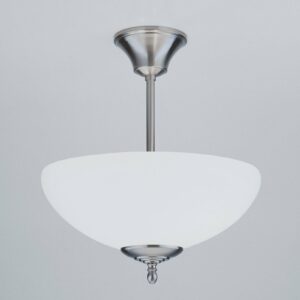 Svítidlo Berliner Messinglampen bílá/nikl sklo/mosaz