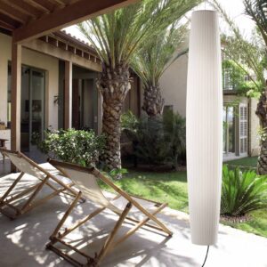 Svítidlo Bover bílá ocel/polyetylen