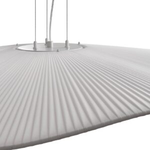 Svítidlo Bover bílá textil/hliník/železo/plast