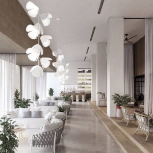 Svítidlo Bover bílá hliník/železo