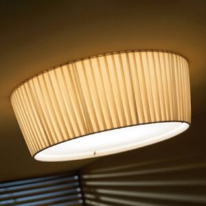 Svítidlo Bover ocel/sklo/látka