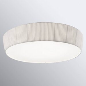 Svítidlo Bover bílá ocel/metakrylát/látka