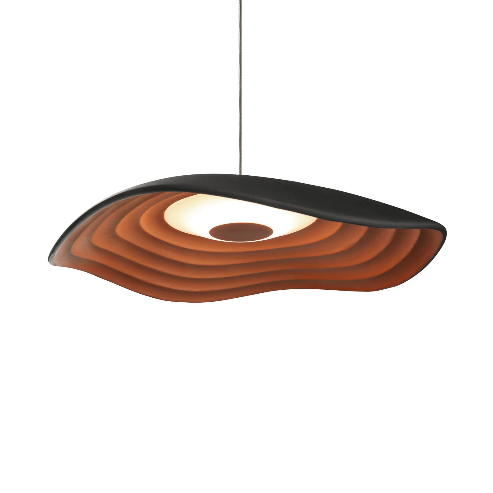 Svítidlo Bover černý/měď hliník/železo