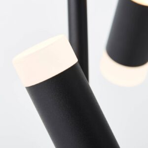 Svítidlo Brilliant černá/bílá kov/plast