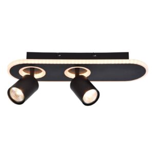 Svítidlo Brilliant černá kov/plast