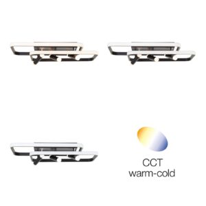 Svítidlo Brilliant černá/bílá kov/plast