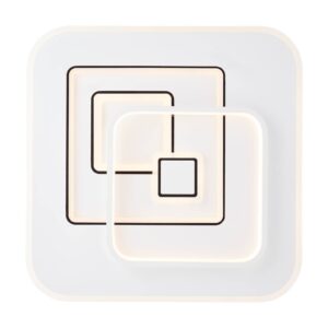 Svítidlo Brilliant bílá/černá kov/plast