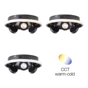 Svítidlo Brilliant černá kov/plast