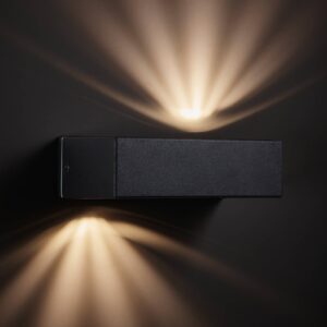 Svítidlo Brilliant antracit kov/sklo