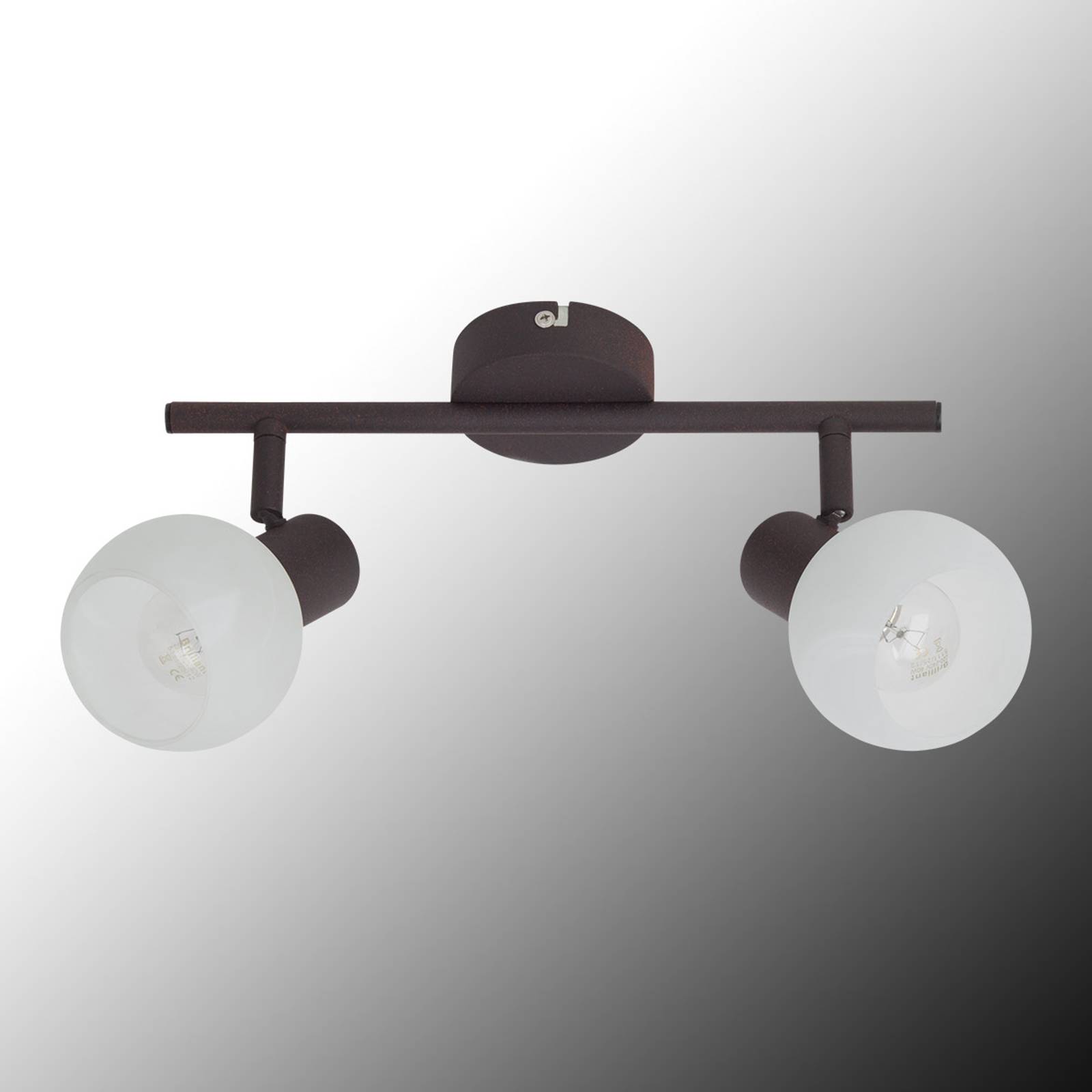 bílá alabastrová kov/sklo