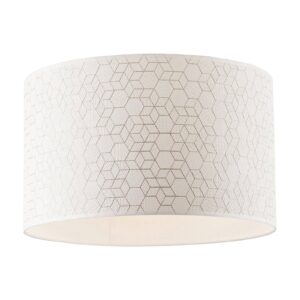 Svítidlo Brilliant bílé netkaná tapetová textilie