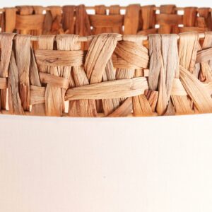 Svítidlo Brilliant přírodní/bílá vodní hyacint/látka/kov