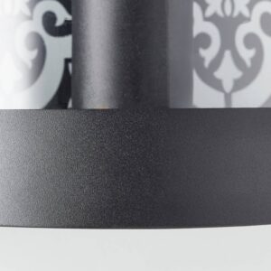 Svítidlo Brilliant černá kov/plast