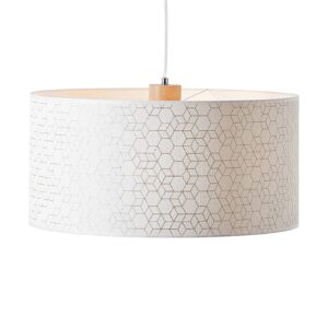 Svítidlo Brilliant bílé netkaná tapetová textilie