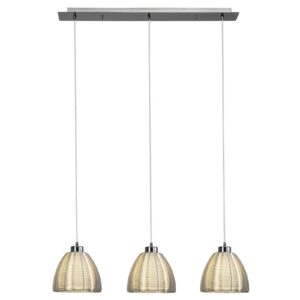 Svítidlo Brilliant chrom/bílá kov/sklo