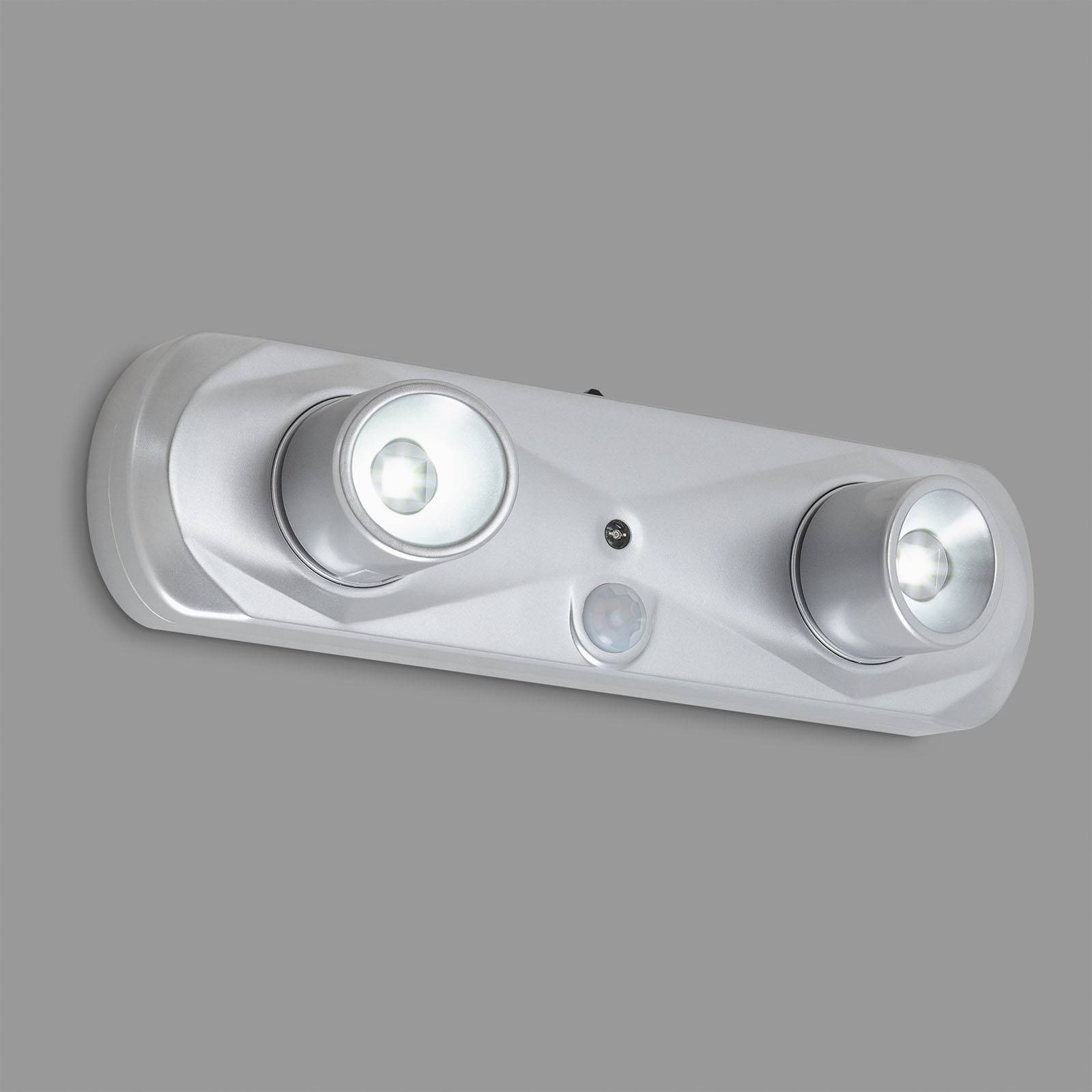 Briloner LED nástěnné světlo Terya, baterie 6 500K 2 zdroje, Chodba, plast, 0.17W, P: 18.6 cm, K: 5.1cm - Image 4